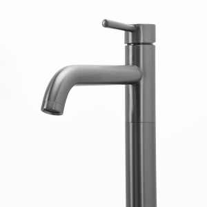 Смеситель для раковины AVS Слиммер напольный, оружейная сталь