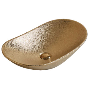 Раковина AVS Одиллия 62x36 золото 813-0231-62Gold (УЦЕНКА 30%)