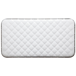 Корзина для белья AVS Мэнд Рлюс, 45x25 см, белый/хром, с микролифтом