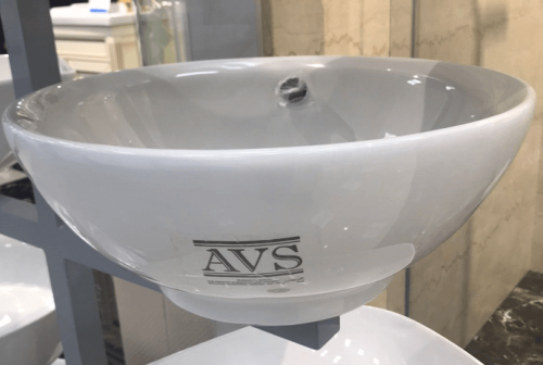 Раковина AVS Art Basin 801-0226-d42GW 42х42 белый, УЦЕНКА30%