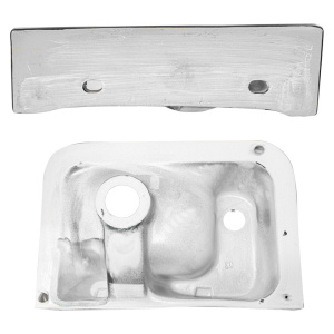 Рукомойник AVS Грэйс 37x25 L, зеленый матовый