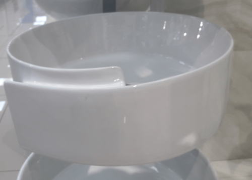 Раковина AVS Art Basin Волна AVS-83261 43,5х43,5 белый