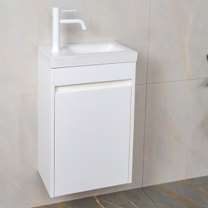 Тумба с раковиной AVS Миниатюра 40 L белая