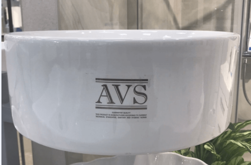 Раковина AVS Элен 40х40 белая
