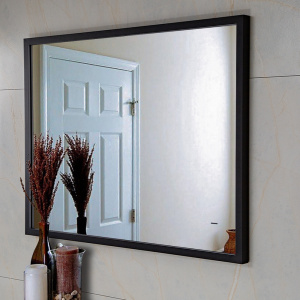 Зеркало с подсветкой AVS Мичиган 60x80 см, черное