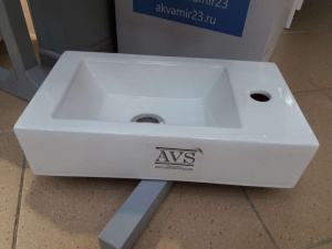 Рукомойник AVS Грета 47х26,5 белый
