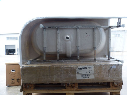 Акриловая ванна AVS Галатея 170x80 L белая, с донным клапаном
