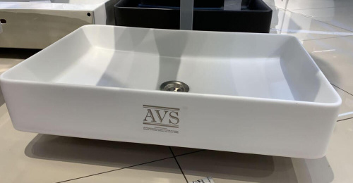 Раковина AVS Кристел 60х41 белая матовая