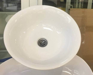 Раковина AVS Art Basin AVS-83130 40х40 белая
