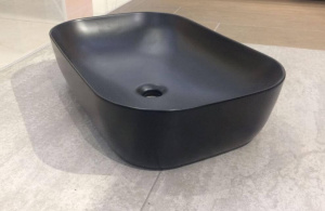 Раковина AVS Камилла 61x40 черная матовая