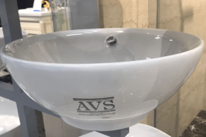 Раковина AVS Art Basin 801-0226-d42GW 42х42 белый, УЦЕНКА30%