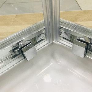 Душевой уголок AVS Куб 120x90 пофиль хром, стекло прозрачное