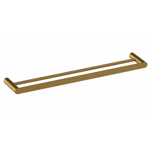 Полотенцедержатель двойной AVS Бьюти 60 брашированное золото 818-03-115-BG-УЦЕНКА 40%